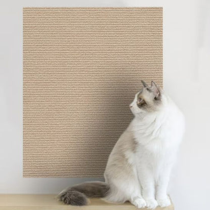 chat assis côté griffoir mural chat MurGriff