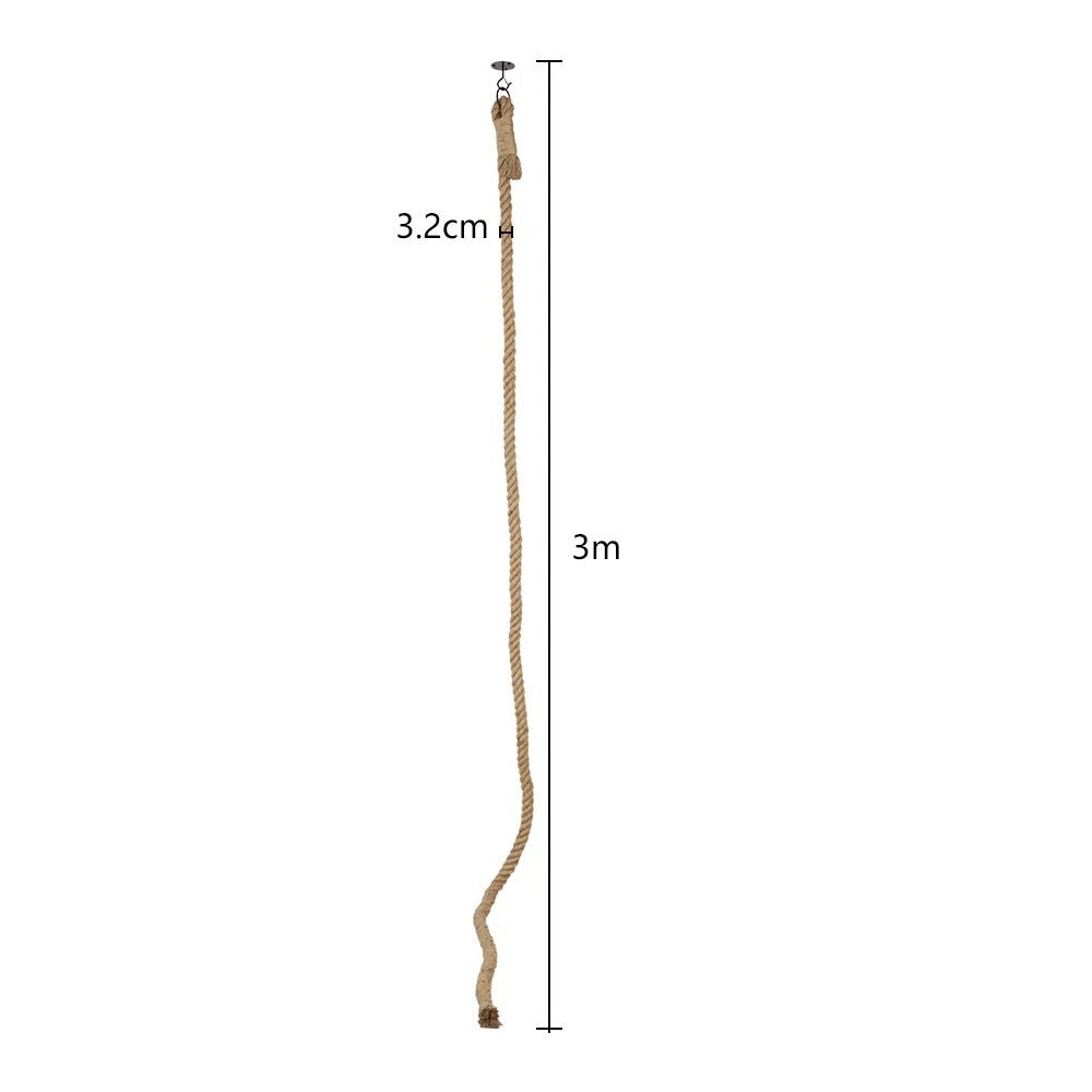 griffoir pour chat design dimensions 3m corde verticale
