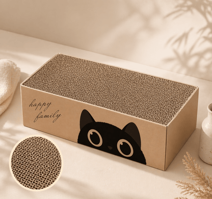 recharges en carton ondulé pour griffoire chat avec structure épaisse