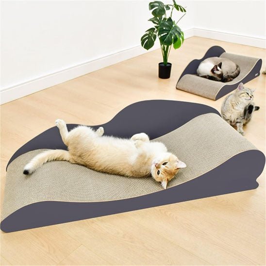 griffoir chat design moderne intègré dans intérieur