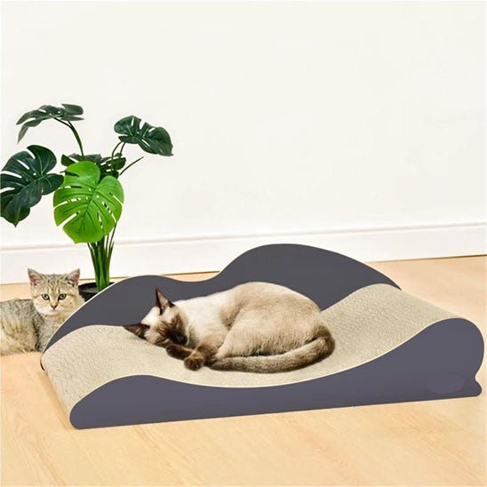 griffoir chat en carton ondulé forme ergonomique