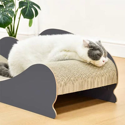 griffoir chat design en carton ondulé confort pour chat