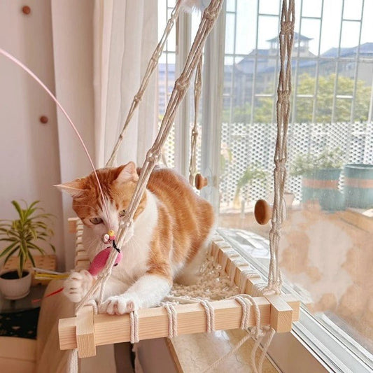 Hamac à chat | Chatmacramé - Passion Murale