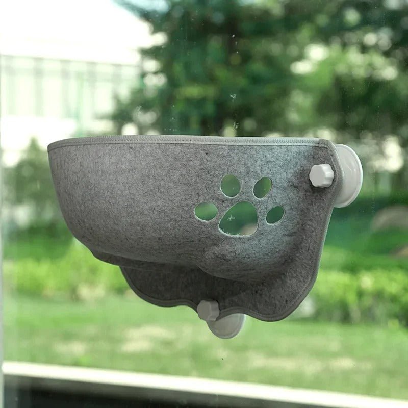 hamac à chat fenêtre design feutrine