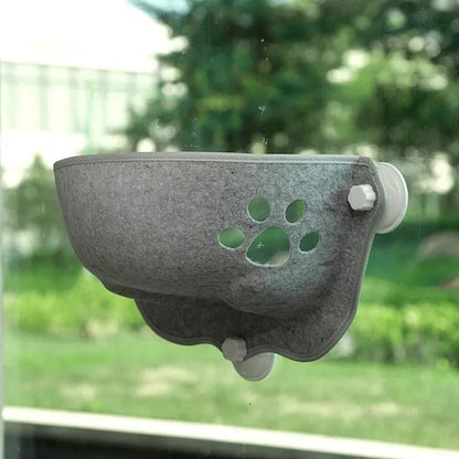 hamac à chat fenêtre design feutrine