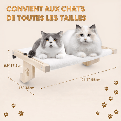 hamac chat mural dimensions et capacité charge