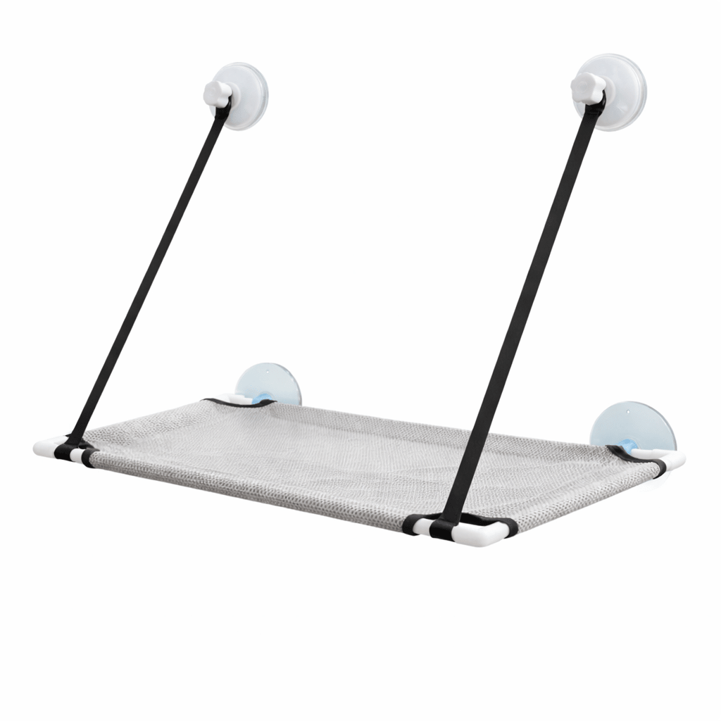 hamac chat simple pour fenêtre fond blanc