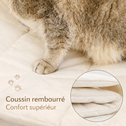 coussin rembourré hamac mural chat confort supérieur