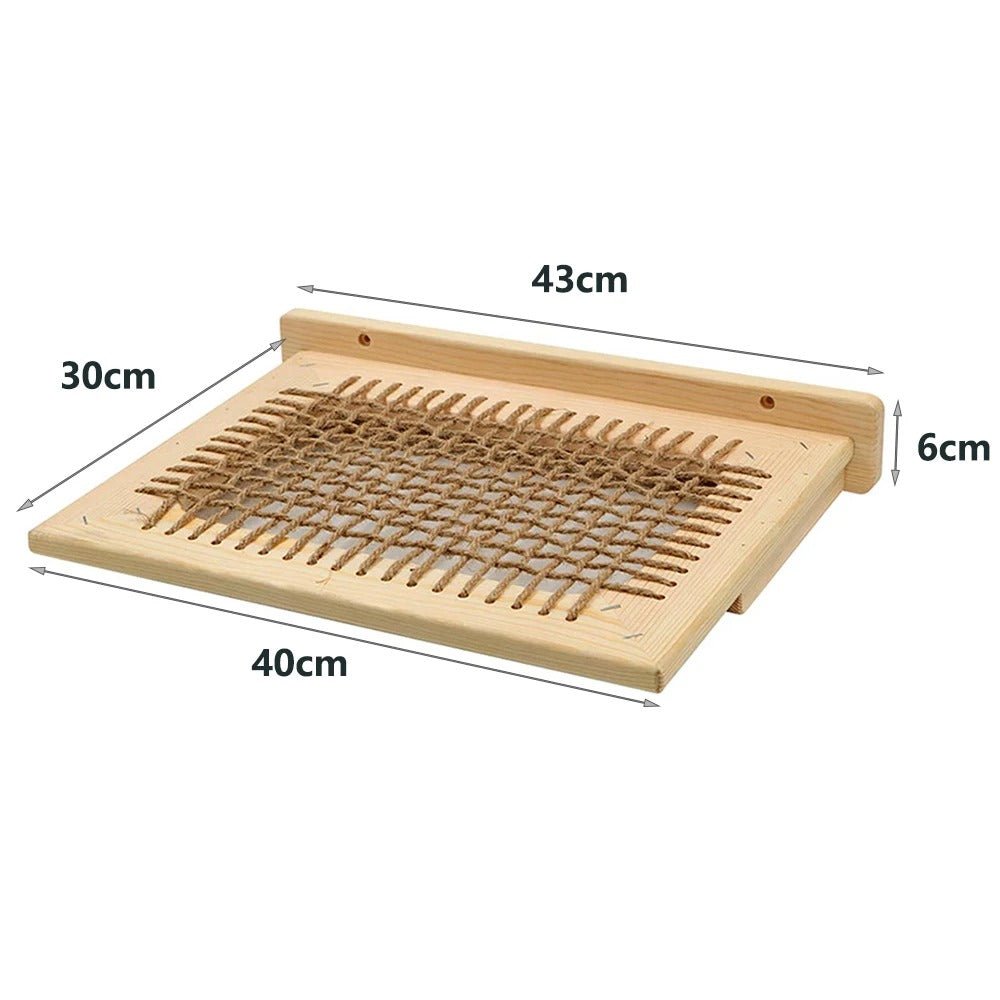 grand Hamac mural Chat bois sisal TopBonbon