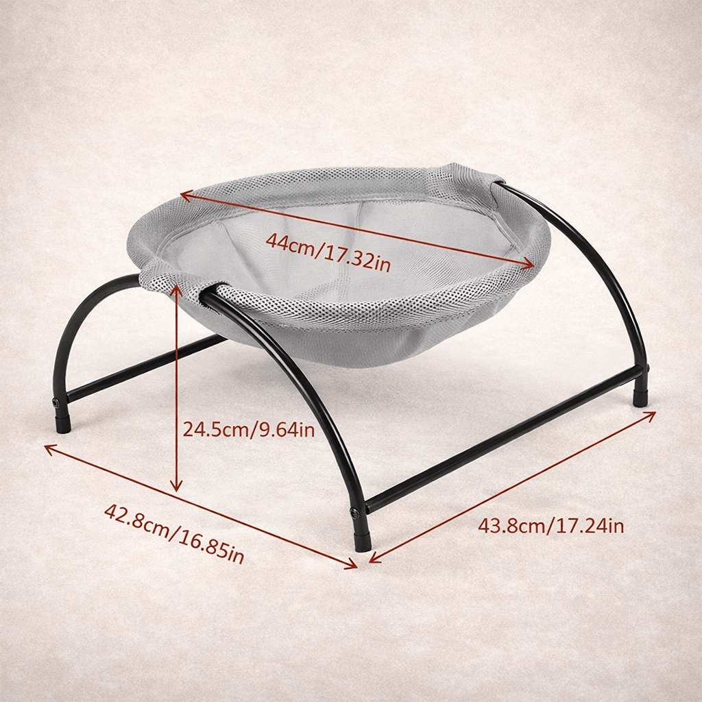 dimensions hamac pour chat 43cm 24cm