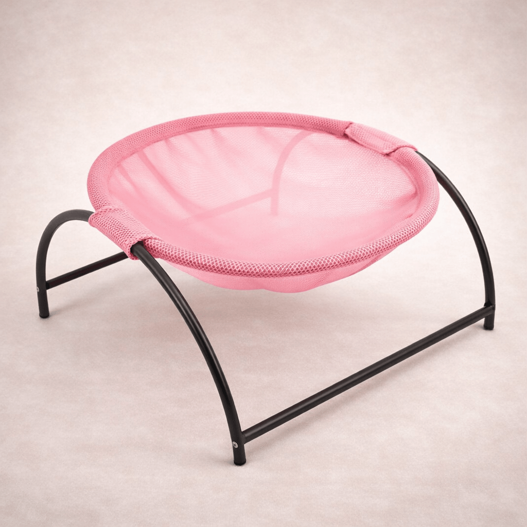 hamac pour chat rose design moderne