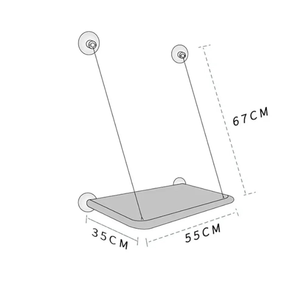 dimensions hamac pour chat fenêtre