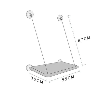 dimensions hamac pour chat fenêtre