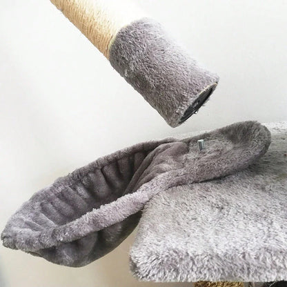 hamac pour chat fixation solide arbre à chat