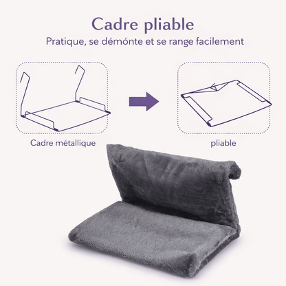 hamac pour chat cadre pliable métallique