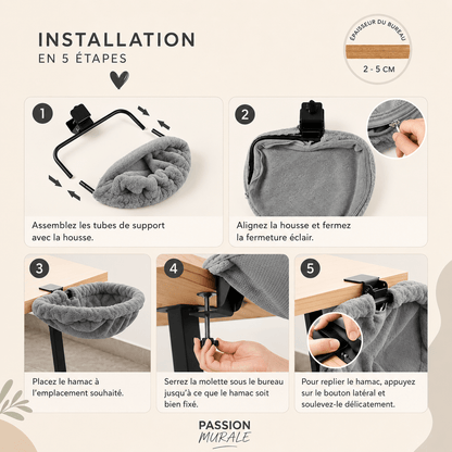 Guide d'installation du hamac pour chat suspendu en cinq étapes simples
