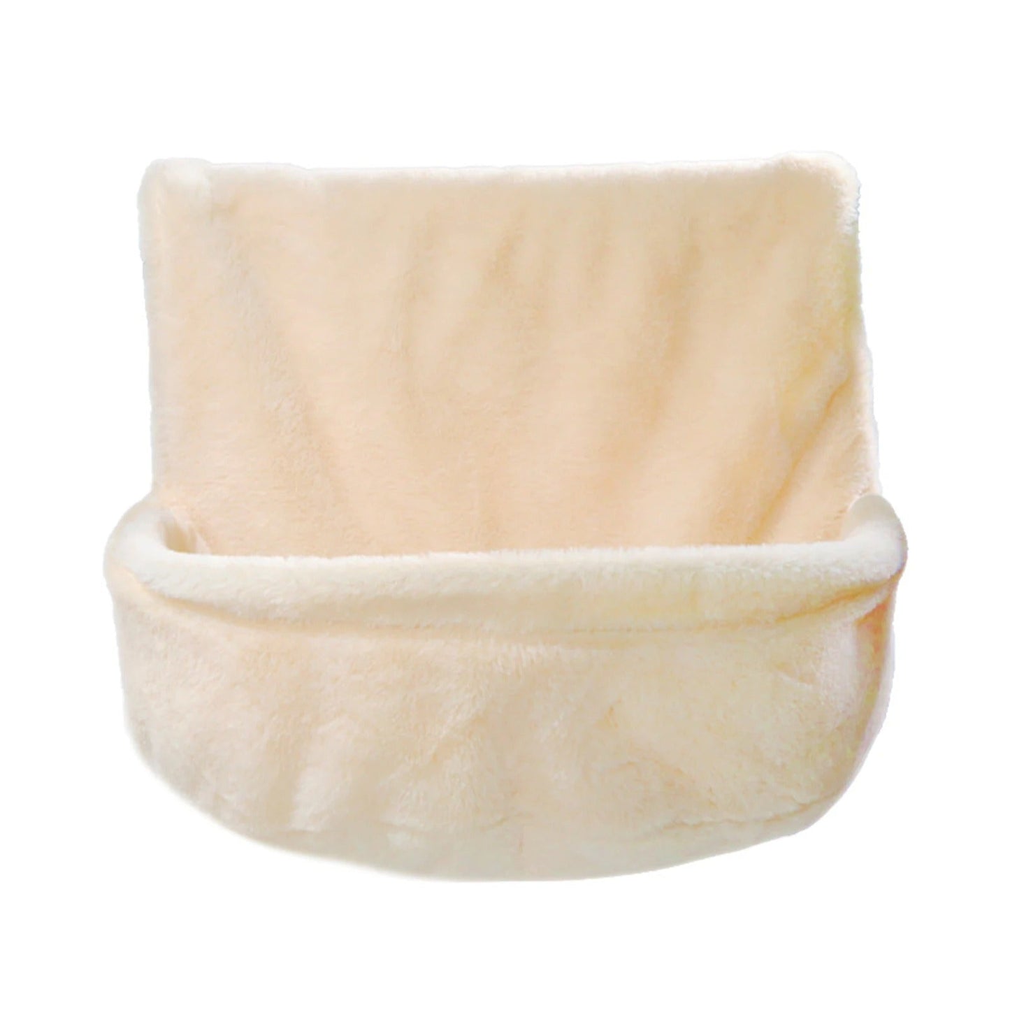 hamac radiateur chat beige peluche douce