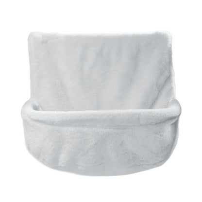 hamac radiateur chat blanc peluche douce