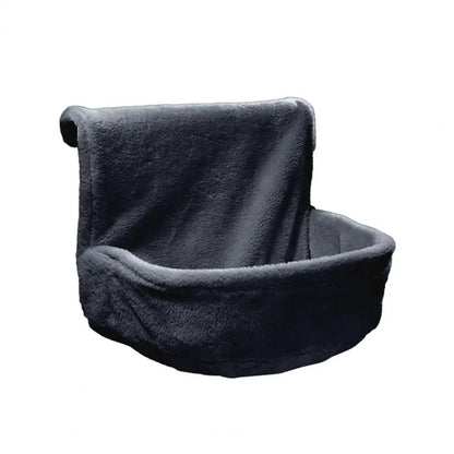 hamac radiateur chat gris peluche douce