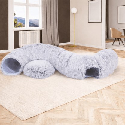 niche à chat structure douce et coussin moelleux