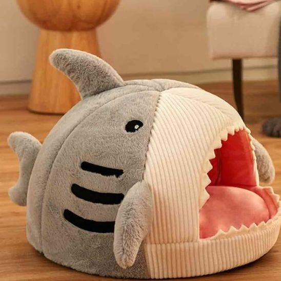 niche à chat grise sharkat
