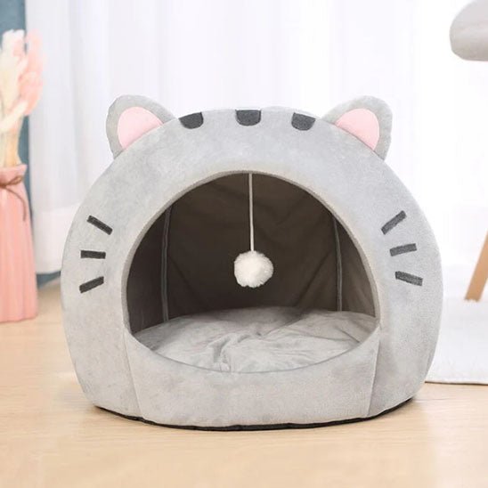 coussin doux niche chat confort et bien-être