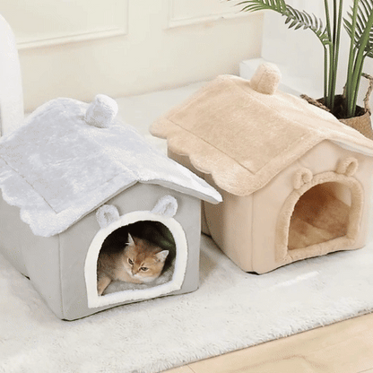 niche chat pliable confort chat maison
