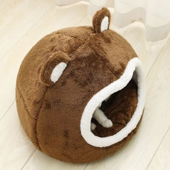niche chat tête d'ours forme ours design décoratif