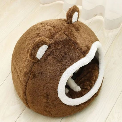 niche chat tête d'ours forme ours design décoratif