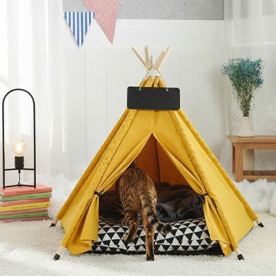 niche pour chat tipi déco maison espace repos