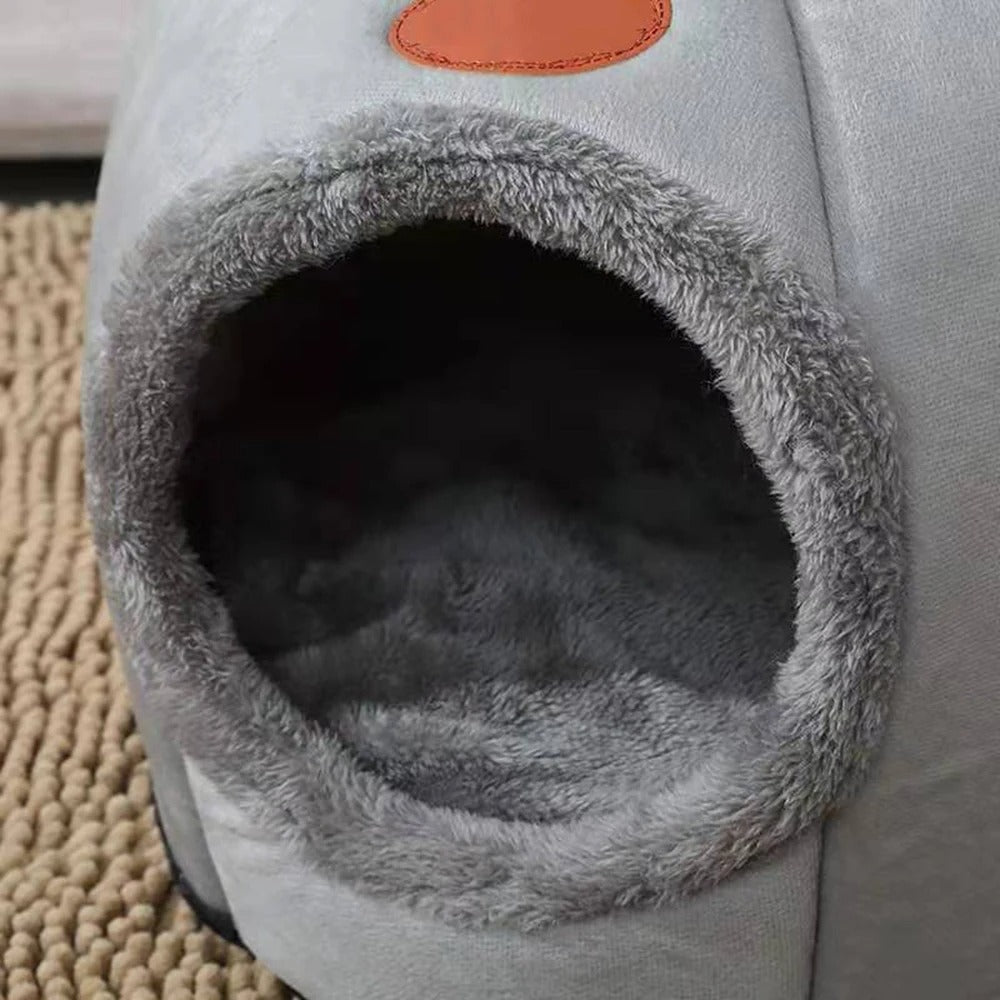 niche pour chat matière douce entrée moelleuse