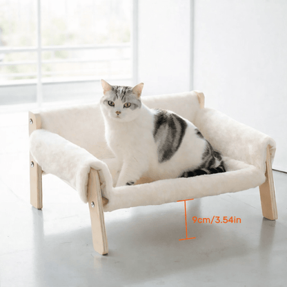 panier chat design structure surélevée ventilation et bien-être du chat