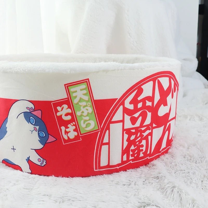 panier chat design ramen détail extérieur