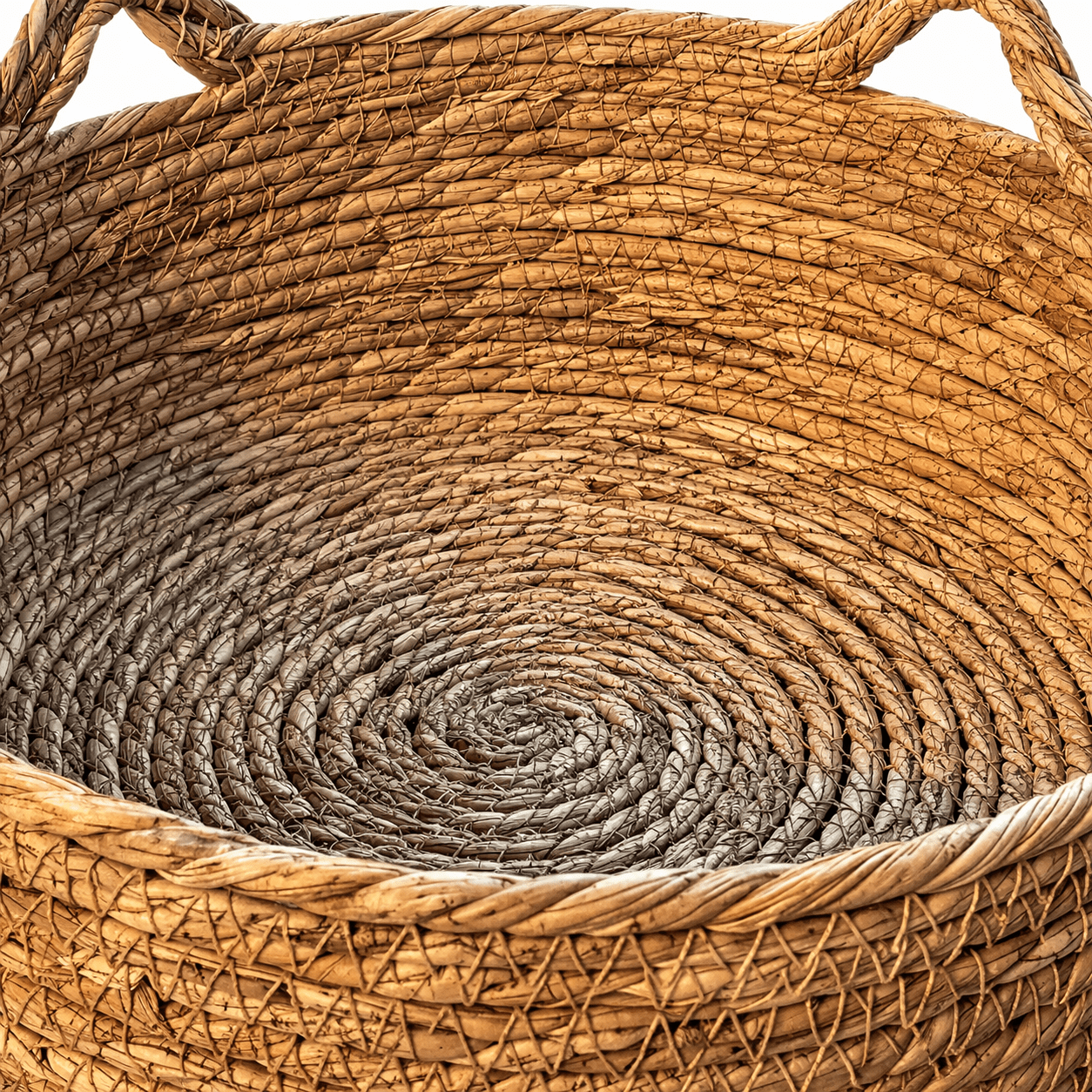panier chat osier détail tressage fibre naturelle