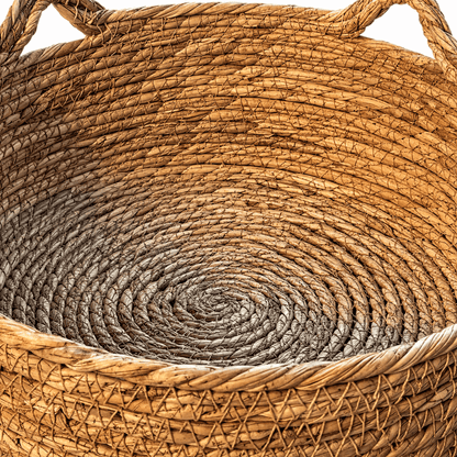 panier chat osier détail tressage fibre naturelle