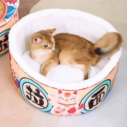 panier pour chat ramen chat confort  dans panier