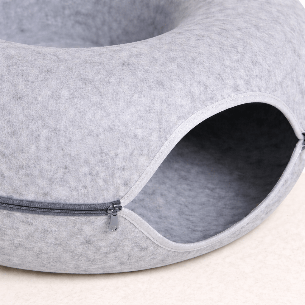 panier pour chat feutre doux détail matière
