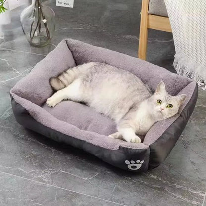 panier pour chat xxl confortable avec bords rembourrés