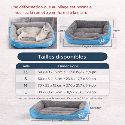 panier chat xxl disponible en plusieurs tailles et couleurs