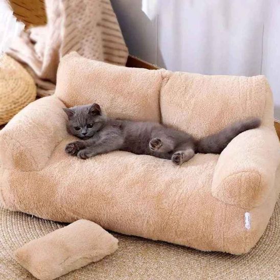 panier pour chats doux repos quotidien