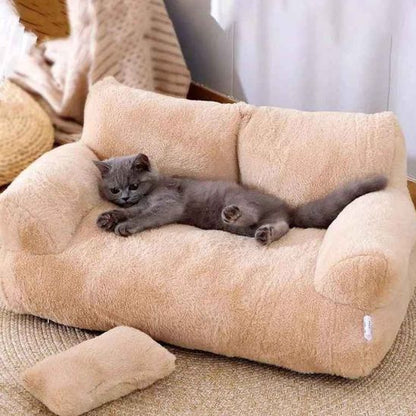 panier pour chats doux repos quotidien