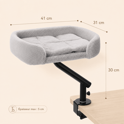 dimensions du panier suspendu pour chat avec fixation sans perçage