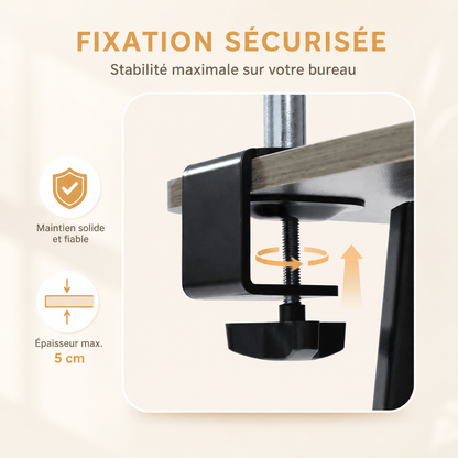système de fixation sécurisé pour panier suspendu pour chat