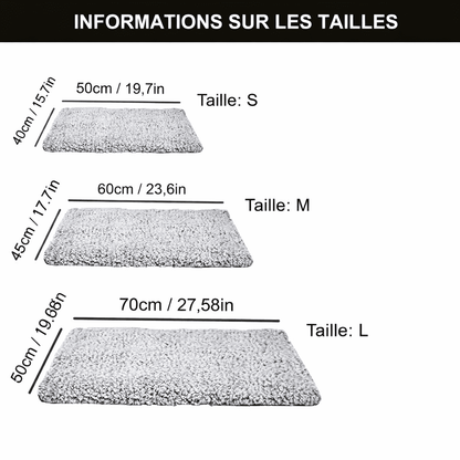 tapis chauffant chat guide des tailles s m l