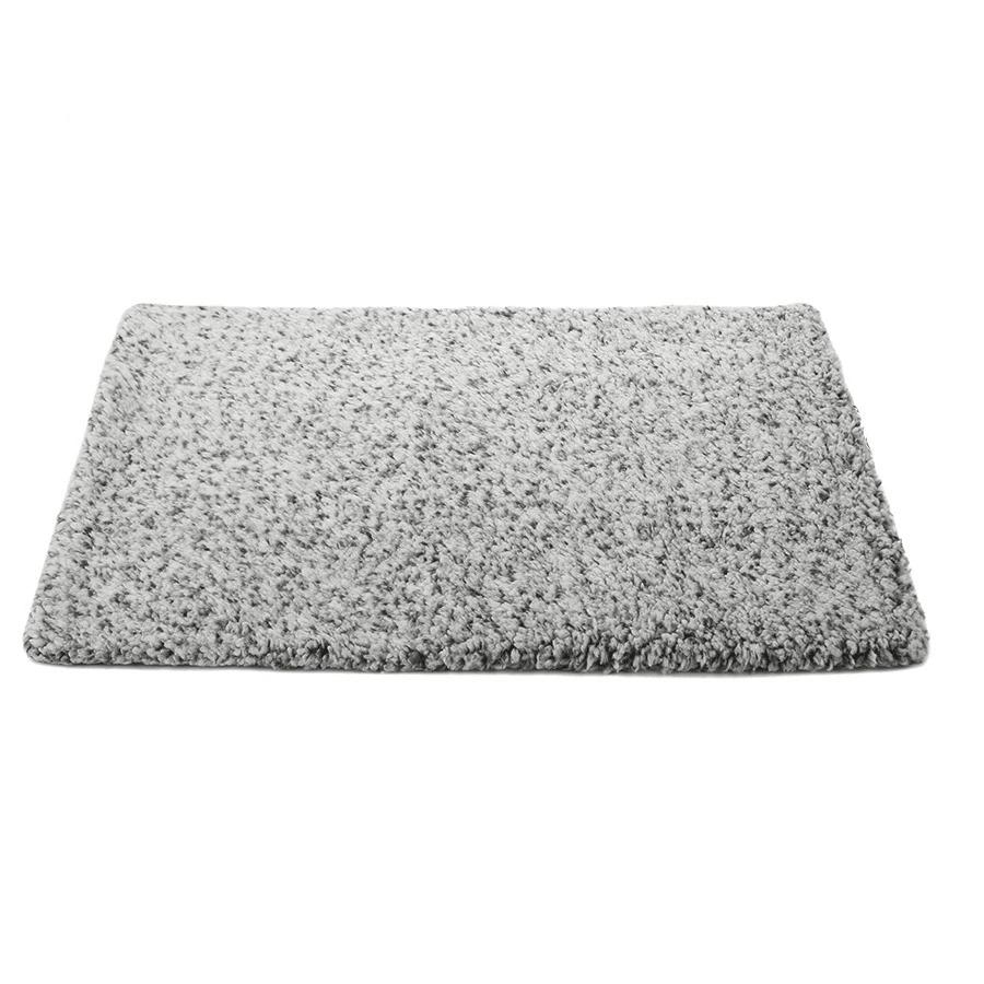 tapis chauffant pour chat gris texture peluche douce