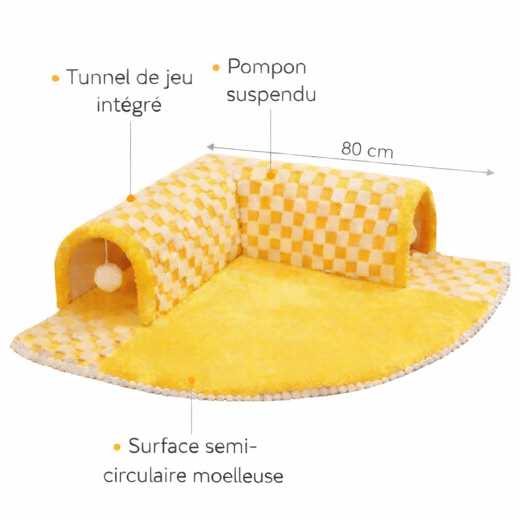 🐾 Tapis de jeu pour chat – Design modulable et ludique - Passion Murale