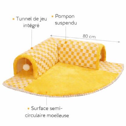 🐾 Tapis de jeu pour chat – Design modulable et ludique - Passion Murale