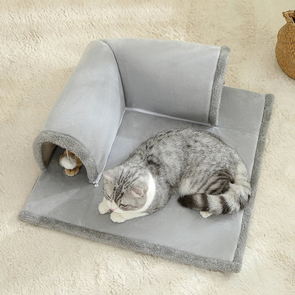 🐾 Tapis de jeu pour chat transformable & cocooning - Passion Murale
