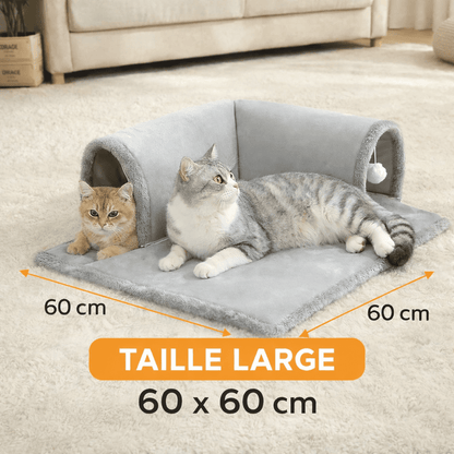 🐾 Tapis de jeu pour chat transformable & cocooning - Passion Murale