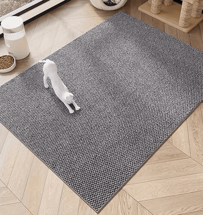 tapis griffoir chat couleur gris design moderne